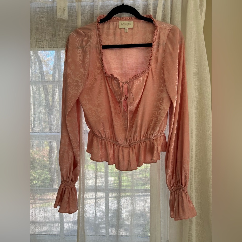 Divine heritage pink blouse